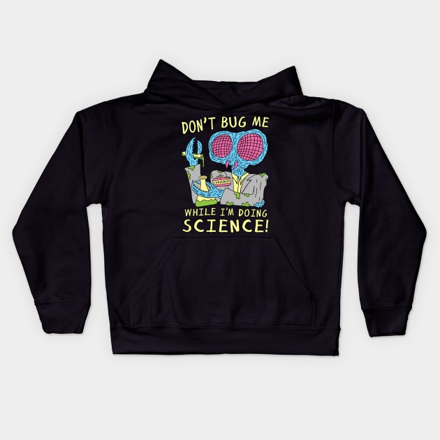 Bug Science Kids Hoodie by jarhumor